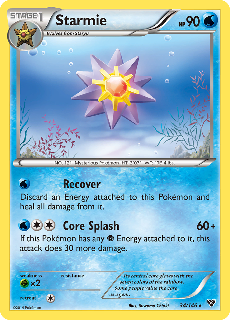 Starmie (34/146) [XY: Base Set] | Card Citadel