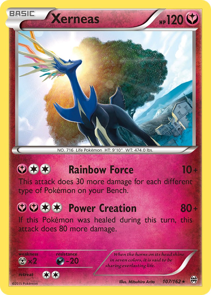 Xerneas (107/162) (Cosmos Holo) (Blister Exclusive) [XY: BREAKthrough] | Card Citadel