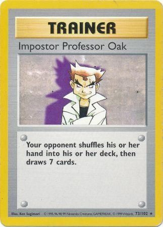 Impostor Professor Oak (73/102) [Base Set Shadowless Unlimited] | Card Citadel