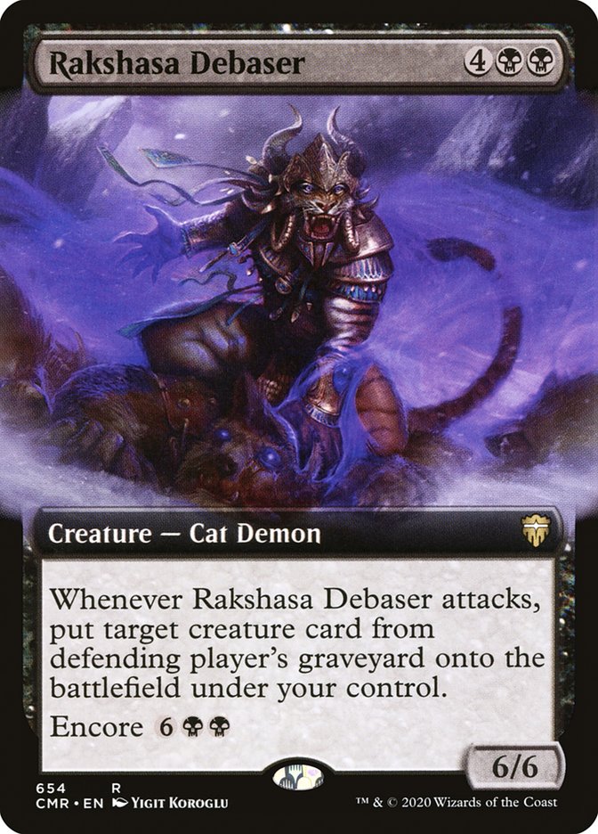 Rakshasa Debaser (Extended Art) [Commander Legends] | Card Citadel