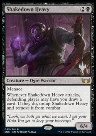 Shakedown Heavy (Promo Pack) [Streets of New Capenna Promos] | Card Citadel