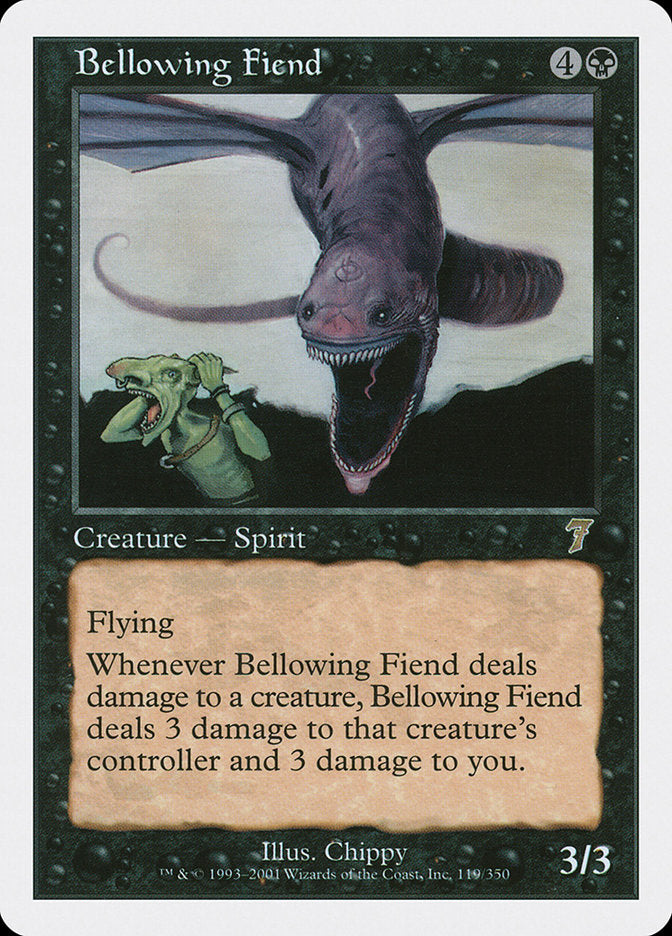 Bellowing Fiend [Seventh Edition] | Card Citadel