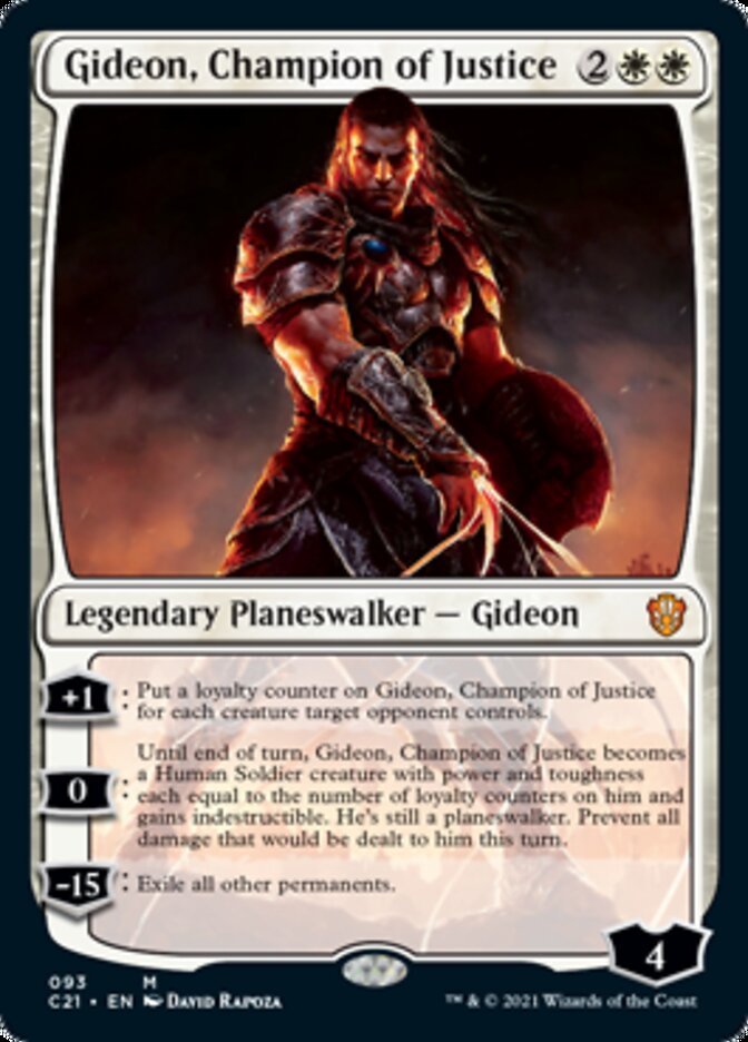 Gideon, Champion of Justice [Commander 2021] | Card Citadel