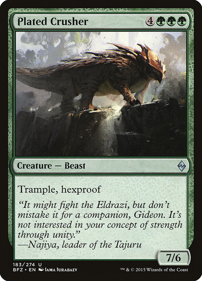 Plated Crusher [Battle for Zendikar] | Card Citadel