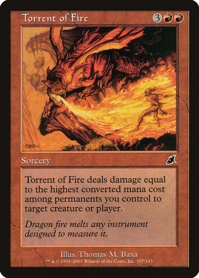 Torrent of Fire [Scourge] | Card Citadel