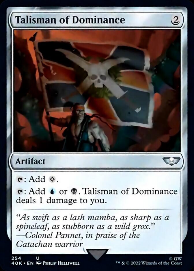 Talisman of Dominance (254) (Surge Foil) [Universes Beyond: Warhammer 40,000] | Card Citadel