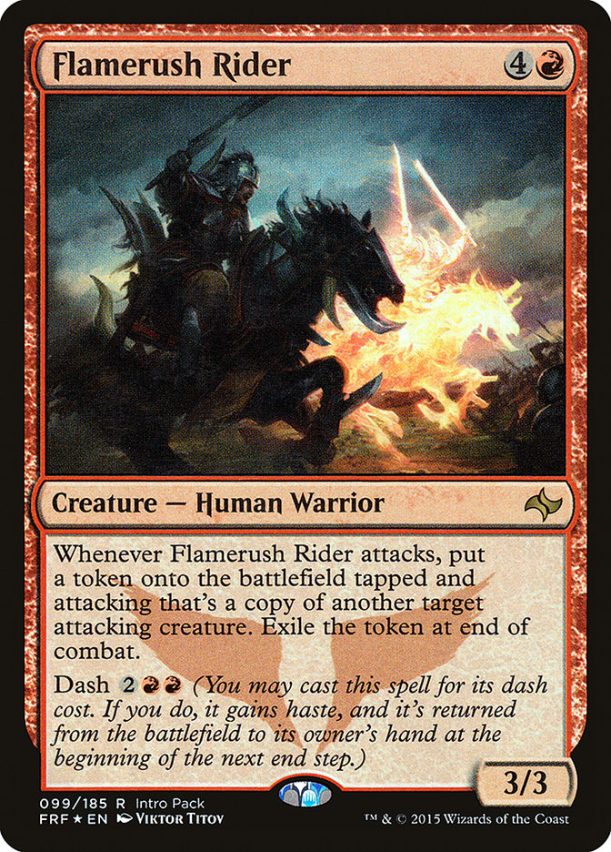 Flamerush Rider [Fate Reforged Promos] | Card Citadel