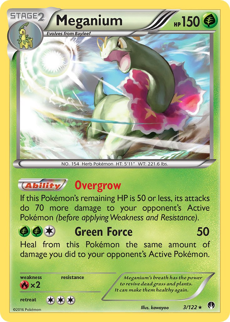 Meganium (3/122) [XY: BREAKpoint] | Card Citadel