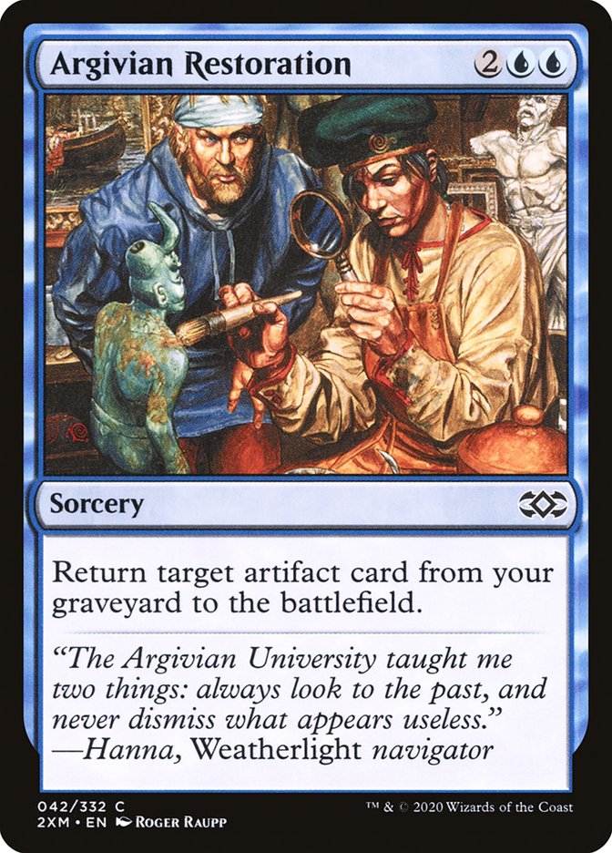 Argivian Restoration [Double Masters] | Card Citadel