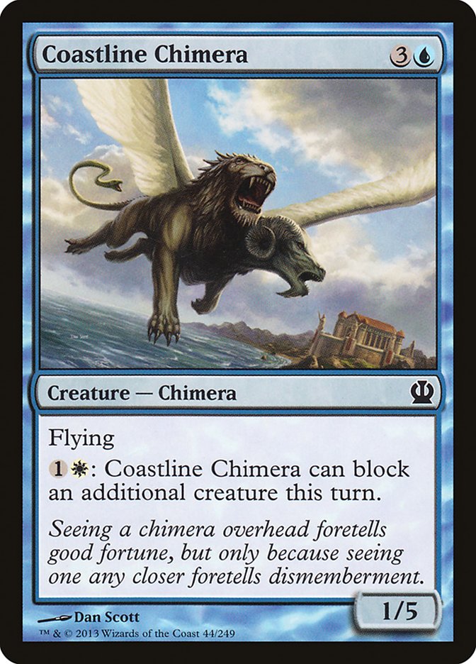 Coastline Chimera [Theros] | Card Citadel