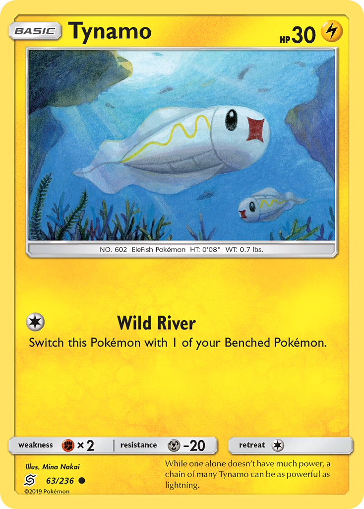 Tynamo (63/236) [Sun & Moon: Unified Minds] | Card Citadel