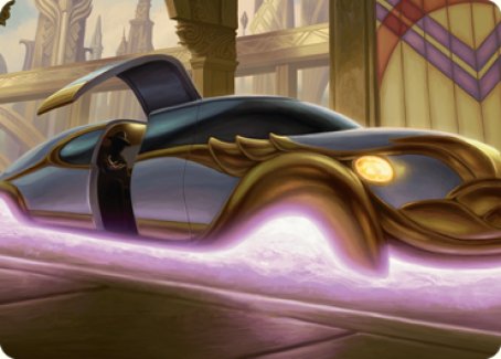 Mysterious Limousine Art Card [Streets of New Capenna Art Series] | Card Citadel