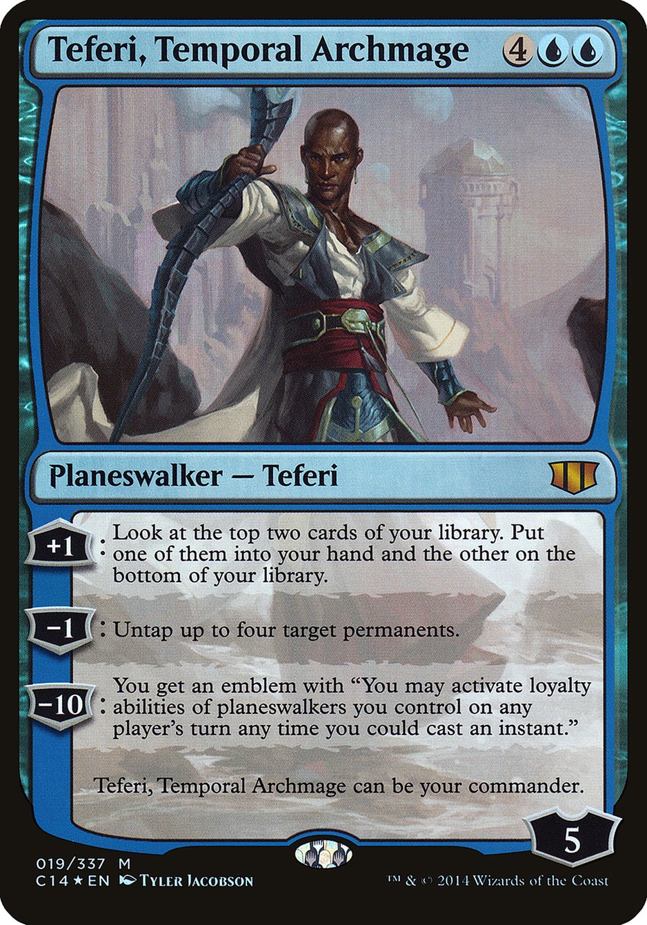 Teferi, Temporal Archmage (Commander 2014) [Commander 2014 Oversized] | Card Citadel