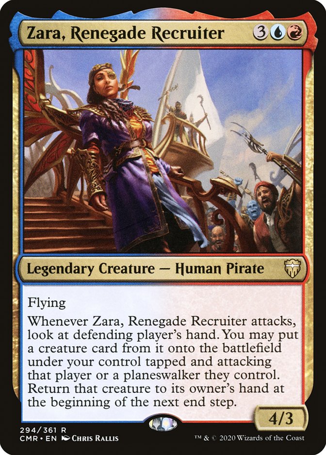 Zara, Renegade Recruiter [Commander Legends] | Card Citadel