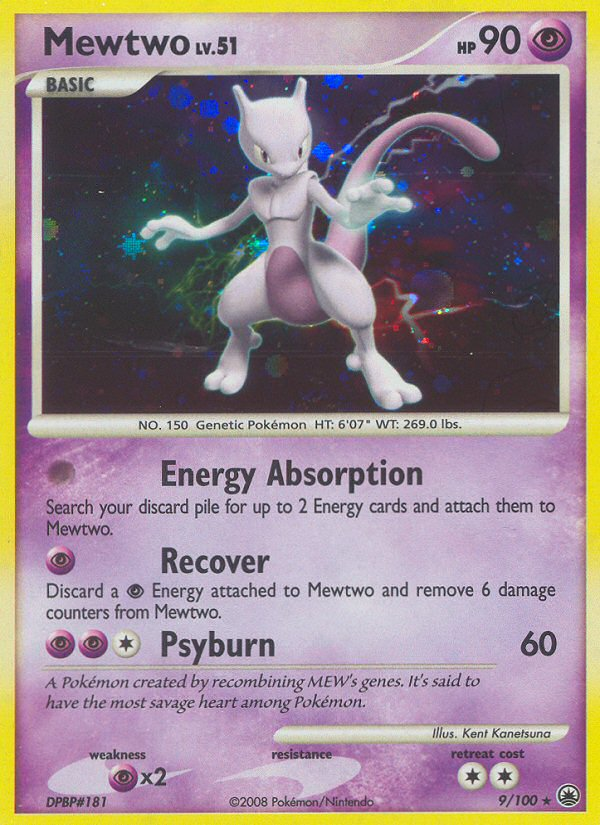 Mewtwo (9/100) [Diamond & Pearl: Majestic Dawn] | Card Citadel