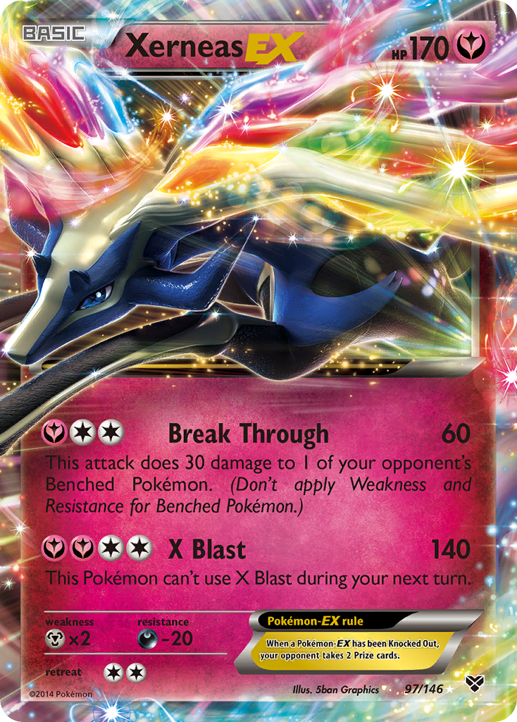 Xerneas EX (97/146) [XY: Base Set] | Card Citadel