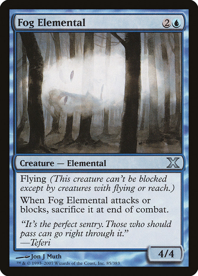 Fog Elemental [Tenth Edition] | Card Citadel