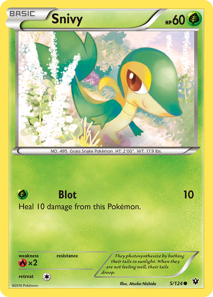 Snivy (5/124) [XY: Fates Collide] | Card Citadel