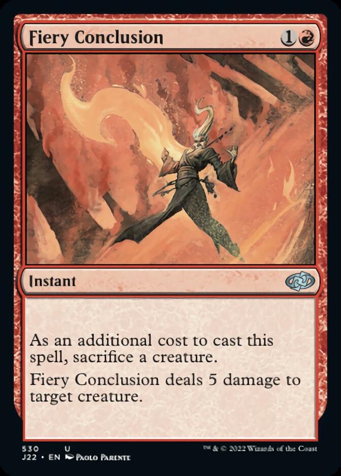 Fiery Conclusion [Jumpstart 2022] | Card Citadel