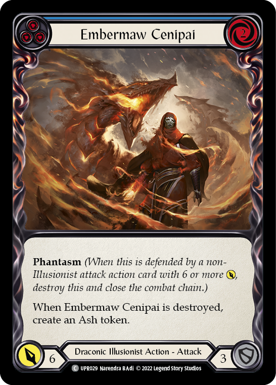 Embermaw Cenipai (Blue) [UPR029] (Uprising)  Rainbow Foil | Card Citadel