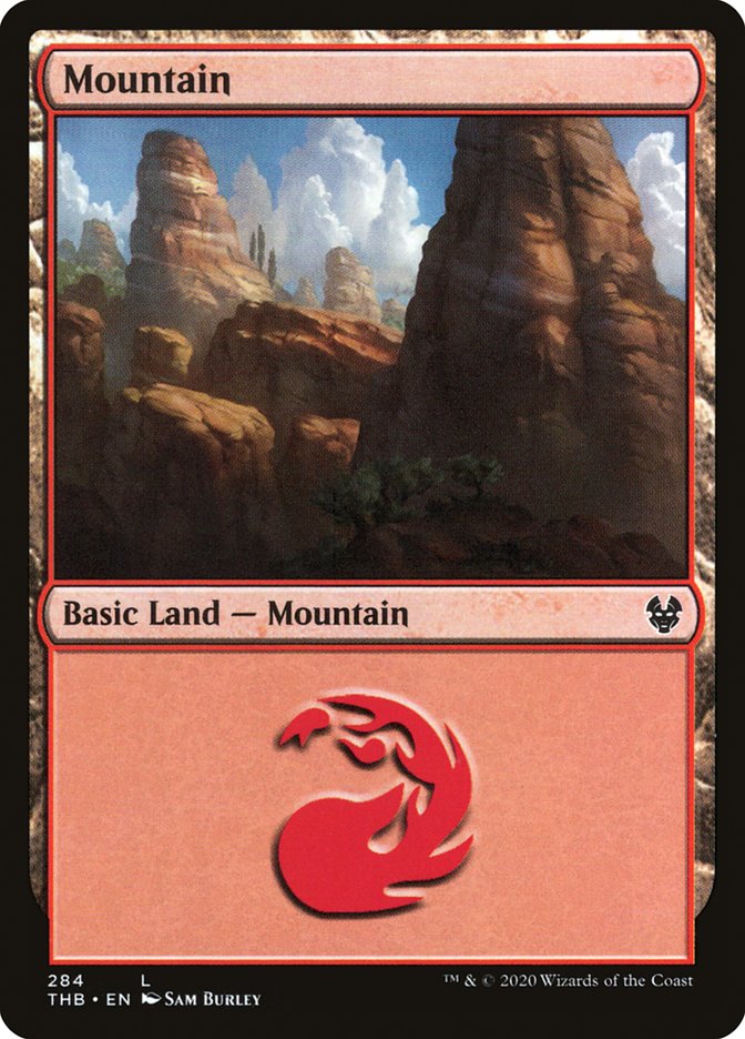 Mountain (284) [Theros Beyond Death] | Card Citadel