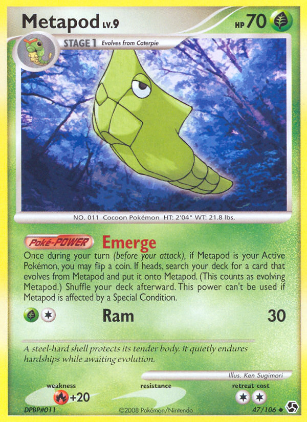 Metapod (47/106) [Diamond & Pearl: Great Encounters] | Card Citadel