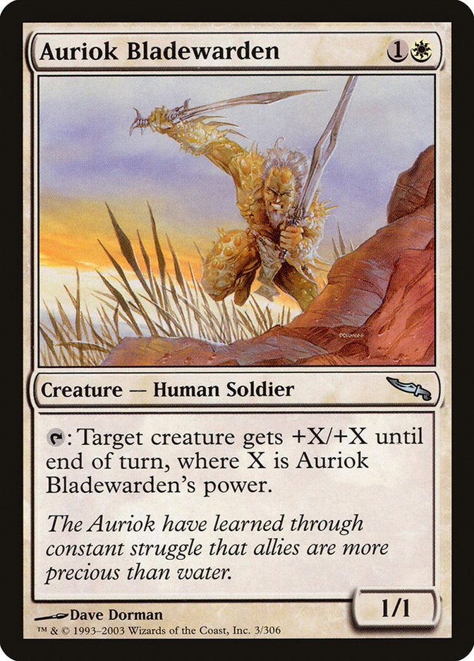 Auriok Bladewarden [Mirrodin] | Card Citadel