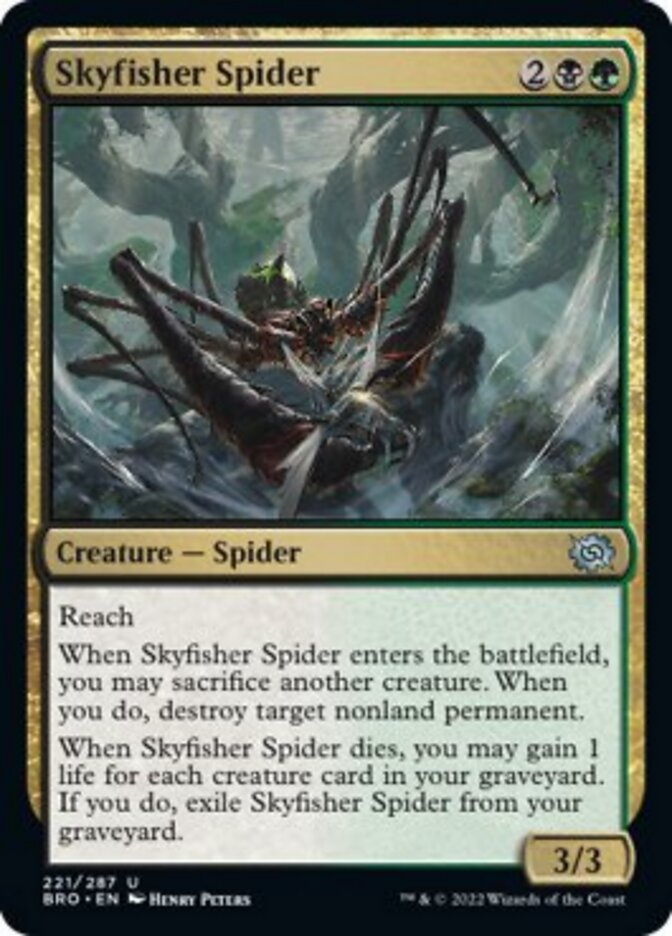 Skyfisher Spider [The Brothers' War] | Card Citadel