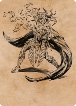 Livaan, Cultist of Tiamat Art Card [Commander Legends: Battle for Baldur's Gate Art Series] | Card Citadel