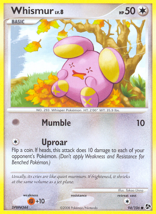 Whismur (94/106) [Diamond & Pearl: Great Encounters] | Card Citadel