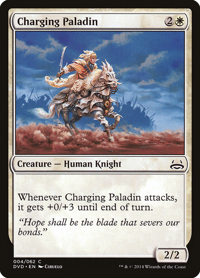 Charging Paladin (Divine vs. Demonic) [Duel Decks Anthology] | Card Citadel