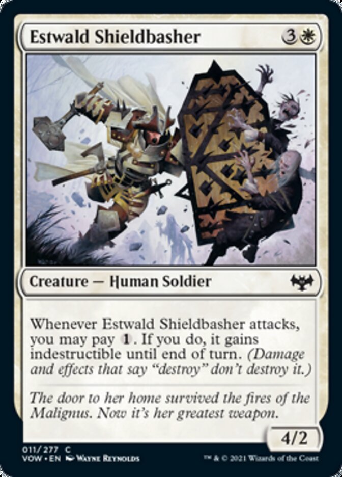 Estwald Shieldbasher [Innistrad: Crimson Vow] | Card Citadel