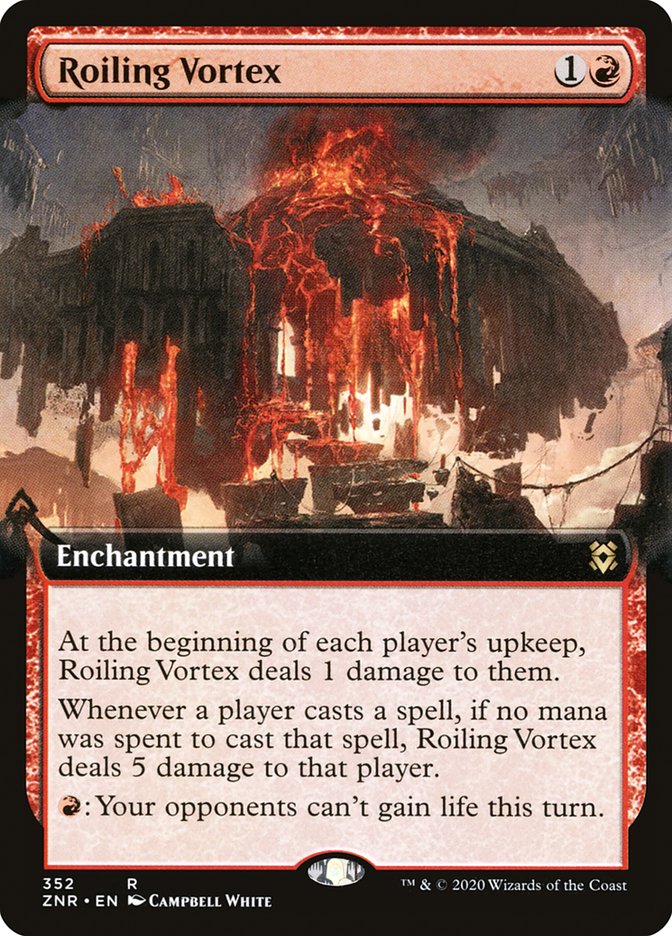 Roiling Vortex (Extended Art) [Zendikar Rising] | Card Citadel