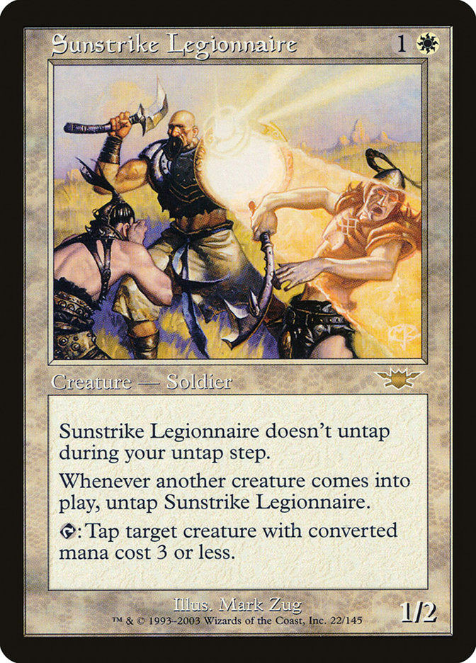 Sunstrike Legionnaire [Legions] | Card Citadel