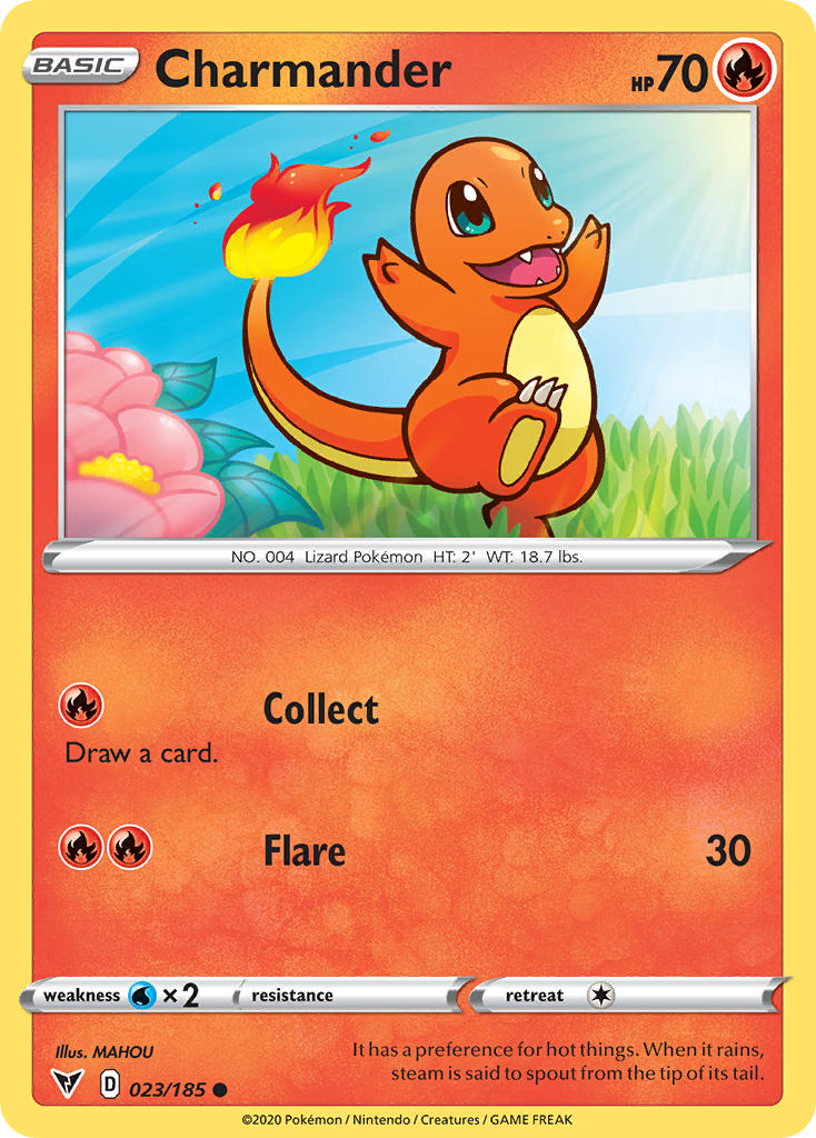 Charmander (023/185) [Sword & Shield: Vivid Voltage] | Card Citadel