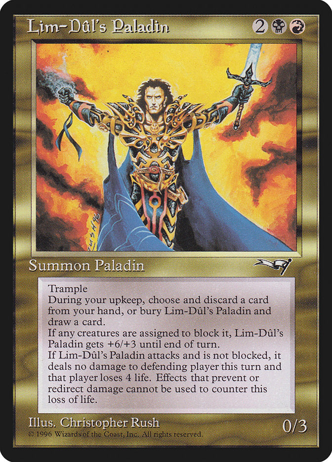 Lim-Dûl's Paladin [Alliances] | Card Citadel