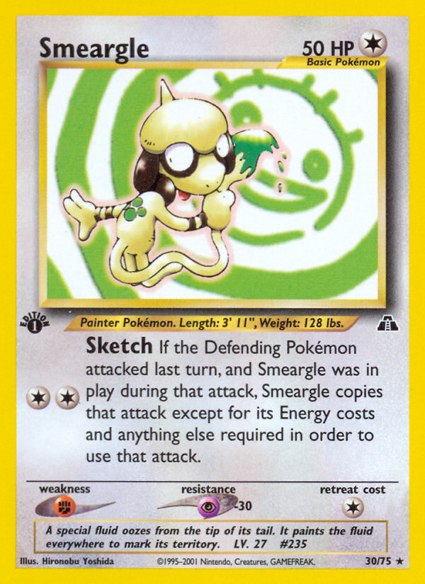 Smeargle (30/75) [Neo Discovery 1st Edition] | Card Citadel