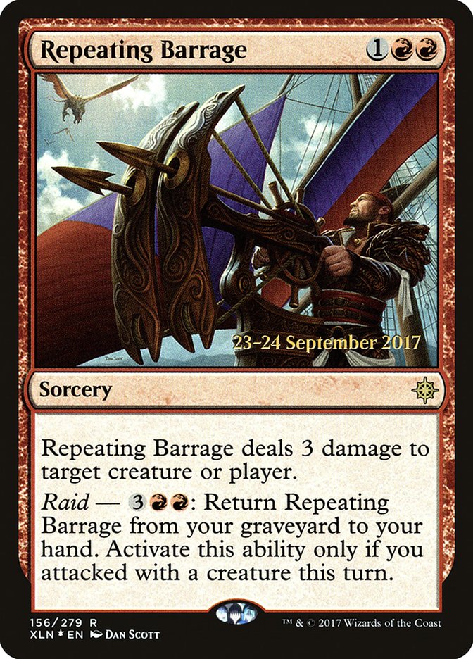 Repeating Barrage [Ixalan Promos] | Card Citadel