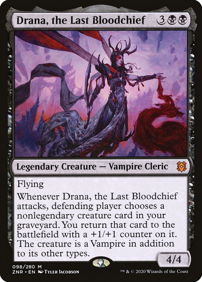 Drana, the Last Bloodchief [Zendikar Rising] | Card Citadel