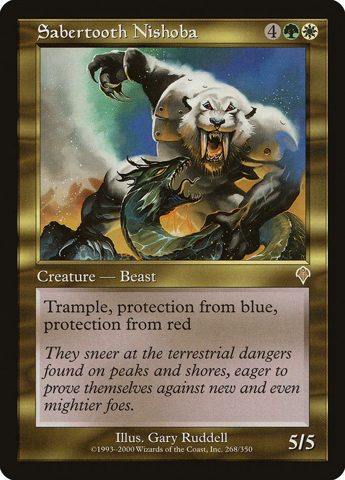 Sabertooth Nishoba [Invasion] | Card Citadel