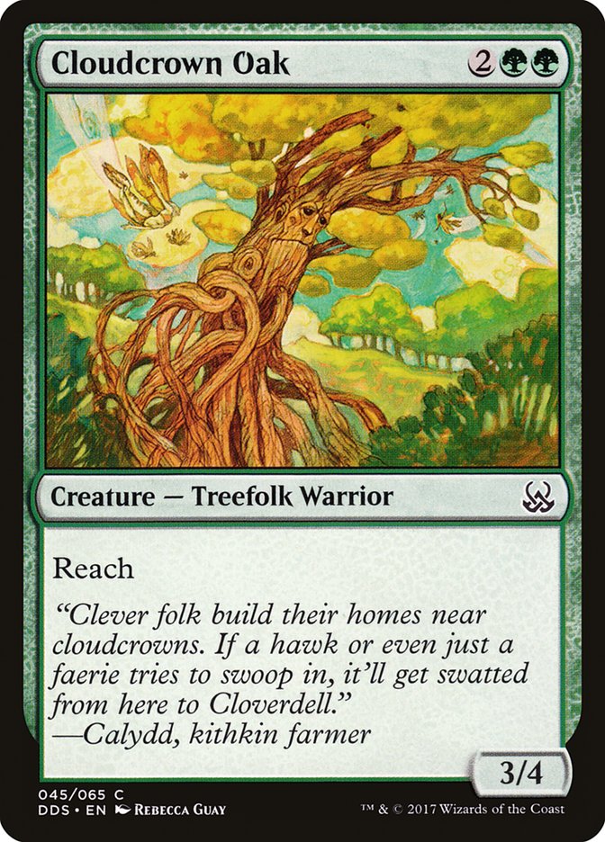 Cloudcrown Oak [Duel Decks: Mind vs. Might] | Card Citadel
