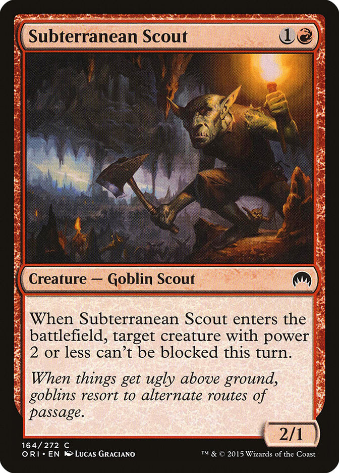Subterranean Scout [Magic Origins] | Card Citadel