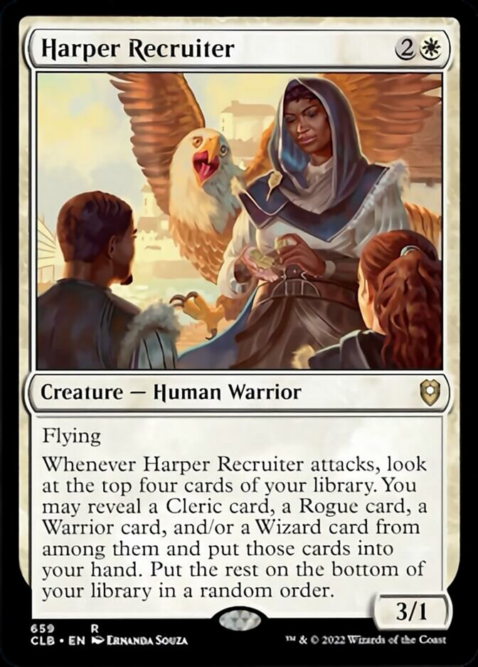 Harper Recruiter [Commander Legends: Battle for Baldur's Gate] | Card Citadel