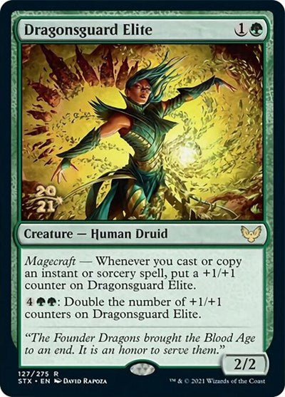 Dragonsguard Elite [Strixhaven: School of Mages Prerelease Promos] | Card Citadel