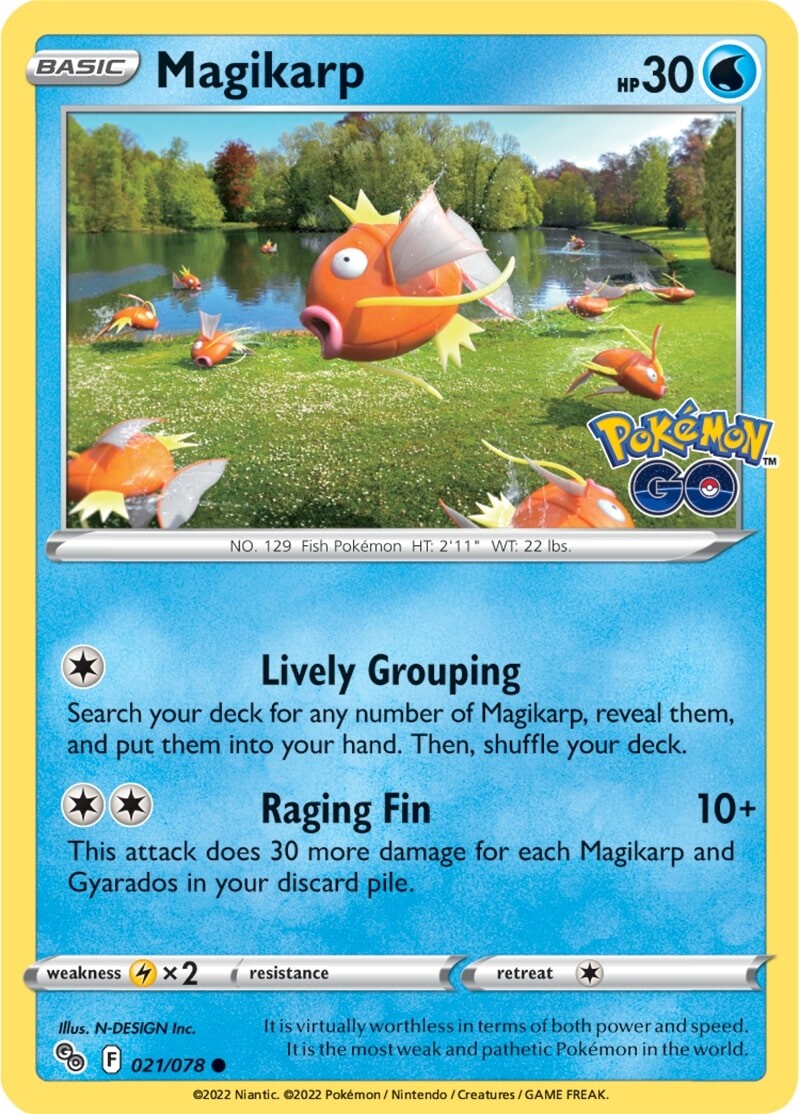 Magikarp (021/078) [Pokémon GO] | Card Citadel