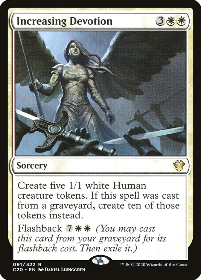 Increasing Devotion [Commander 2020] | Card Citadel