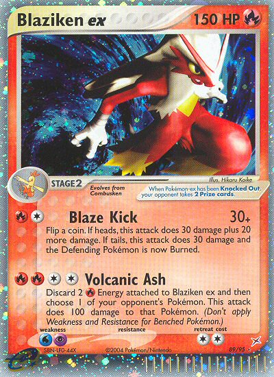 Blaziken ex (89/95) [EX: Team Magma vs Team Aqua] | Card Citadel