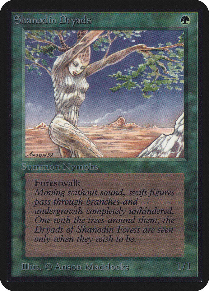 Shanodin Dryads [Limited Edition Alpha] | Card Citadel