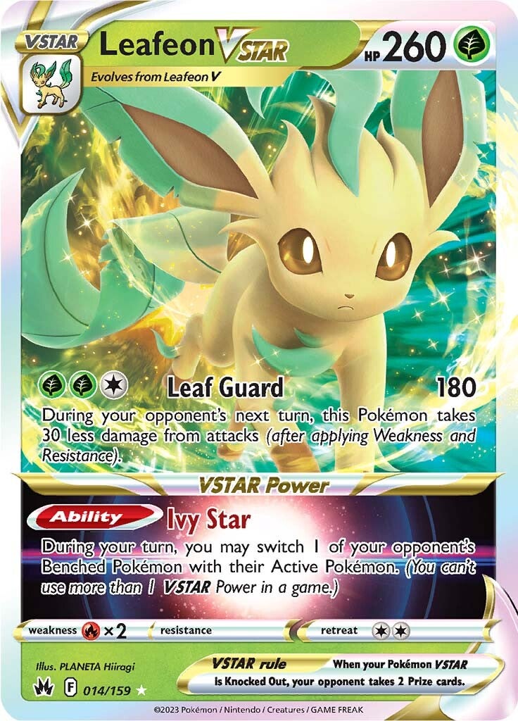 Leafeon VSTAR (014/159) [Sword & Shield: Crown Zenith] | Card Citadel