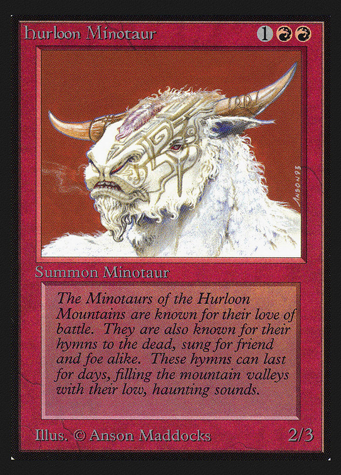 Hurloon Minotaur (IE) [Intl. Collectors’ Edition] | Card Citadel